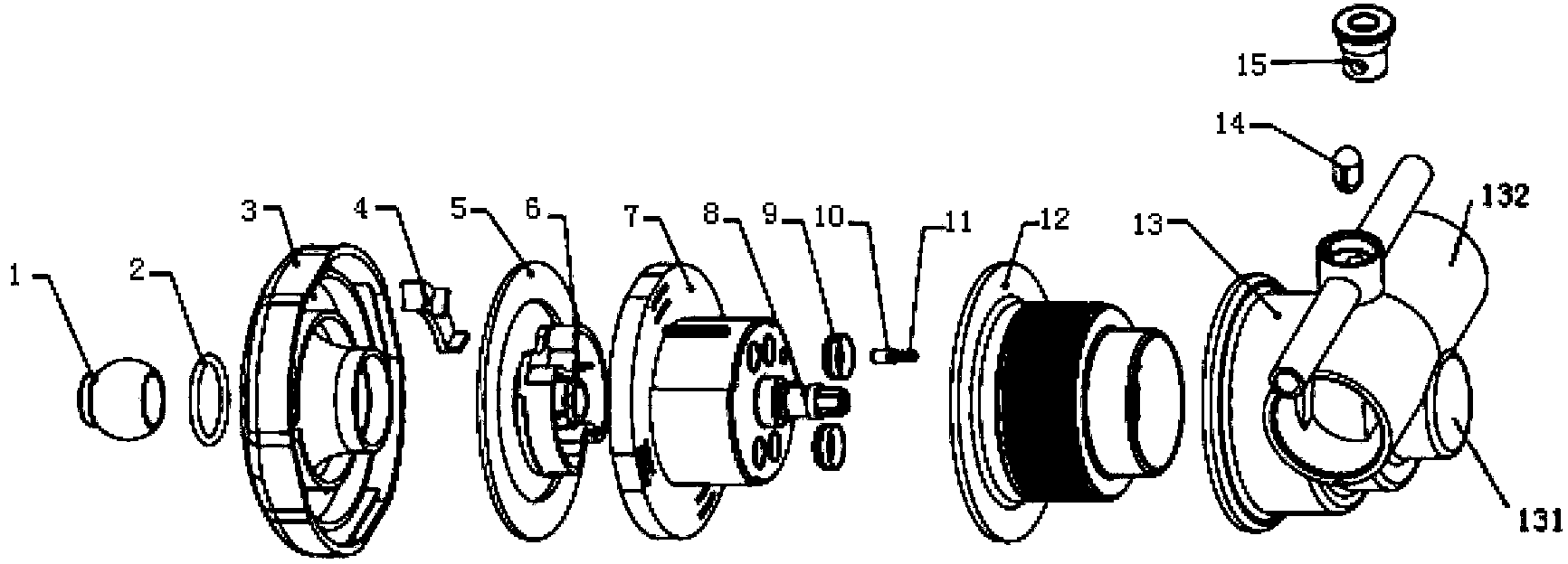 Spray head capable of changing water type and massage bathtub with same