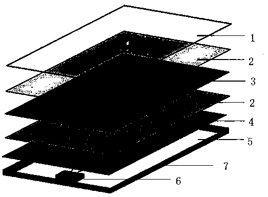 Photovoltaic module encapsulated by high-performance weather-resistant composite material and preparation method thereof