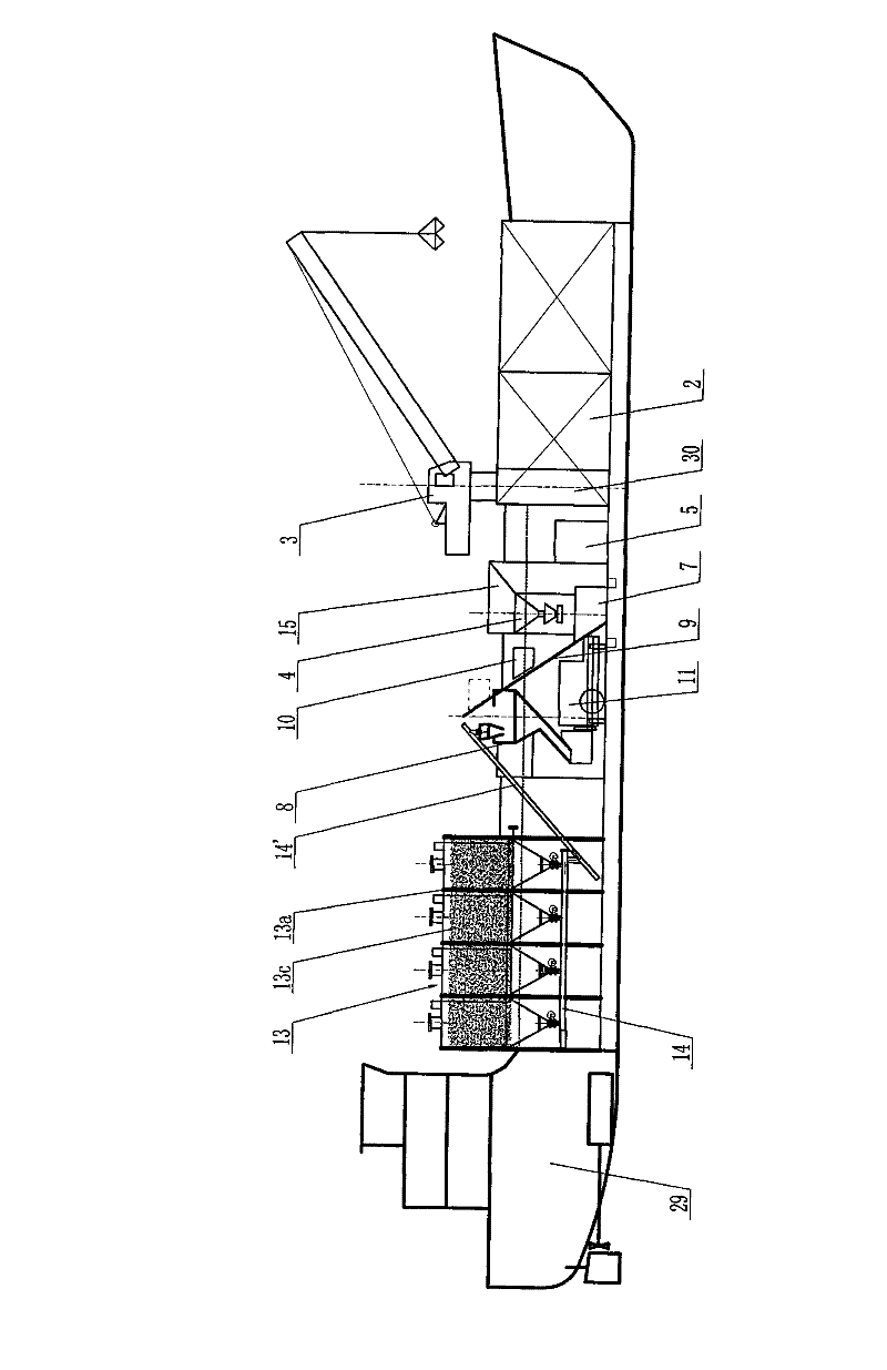 A self-propelled concrete mixer ship