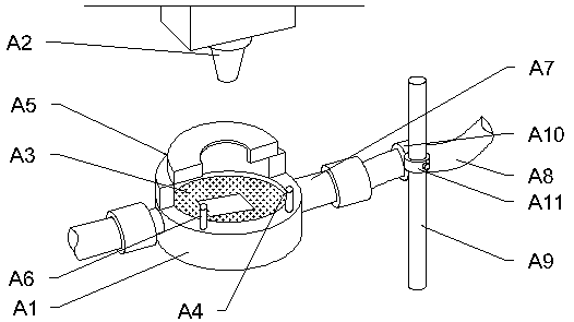 Apparatus for processing graphene pole piece for lithium battery