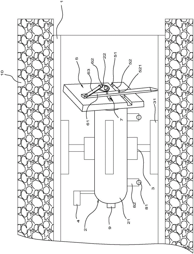 Pipeline cutting device