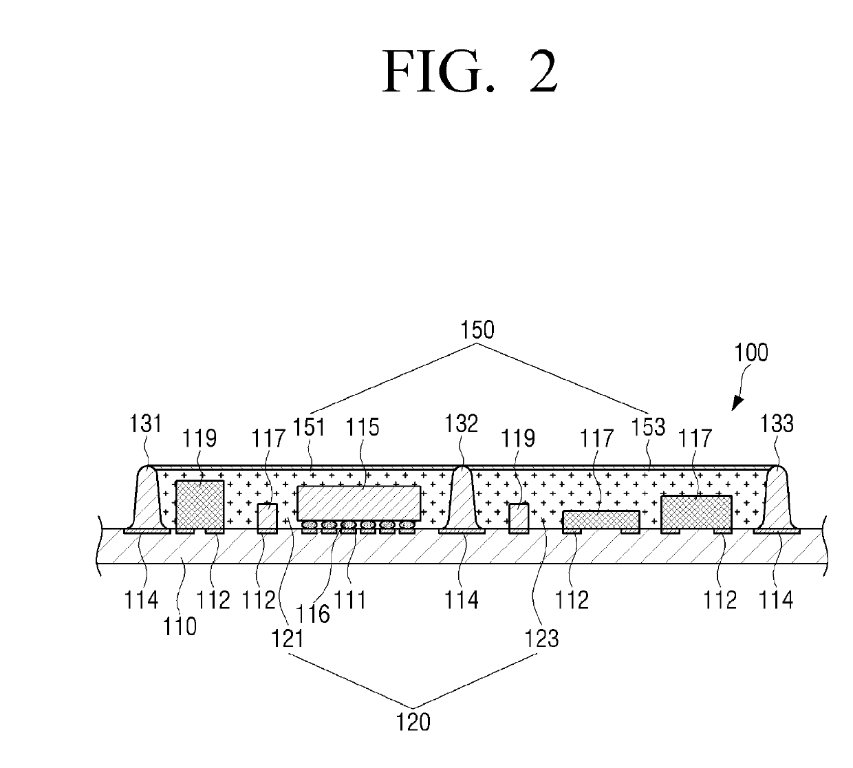 Manufacturing method for EMI shielding structure