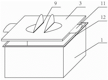 Anti-deformation pressing-resistant fruit and vegetable packing box