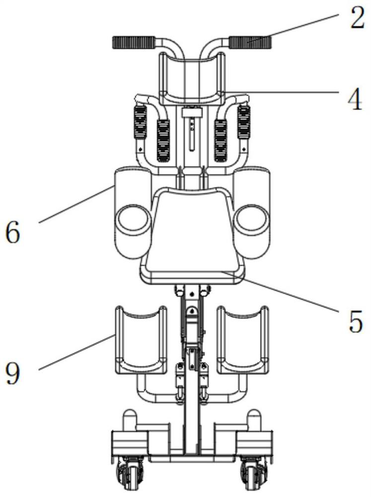 Manual back type shifting machine