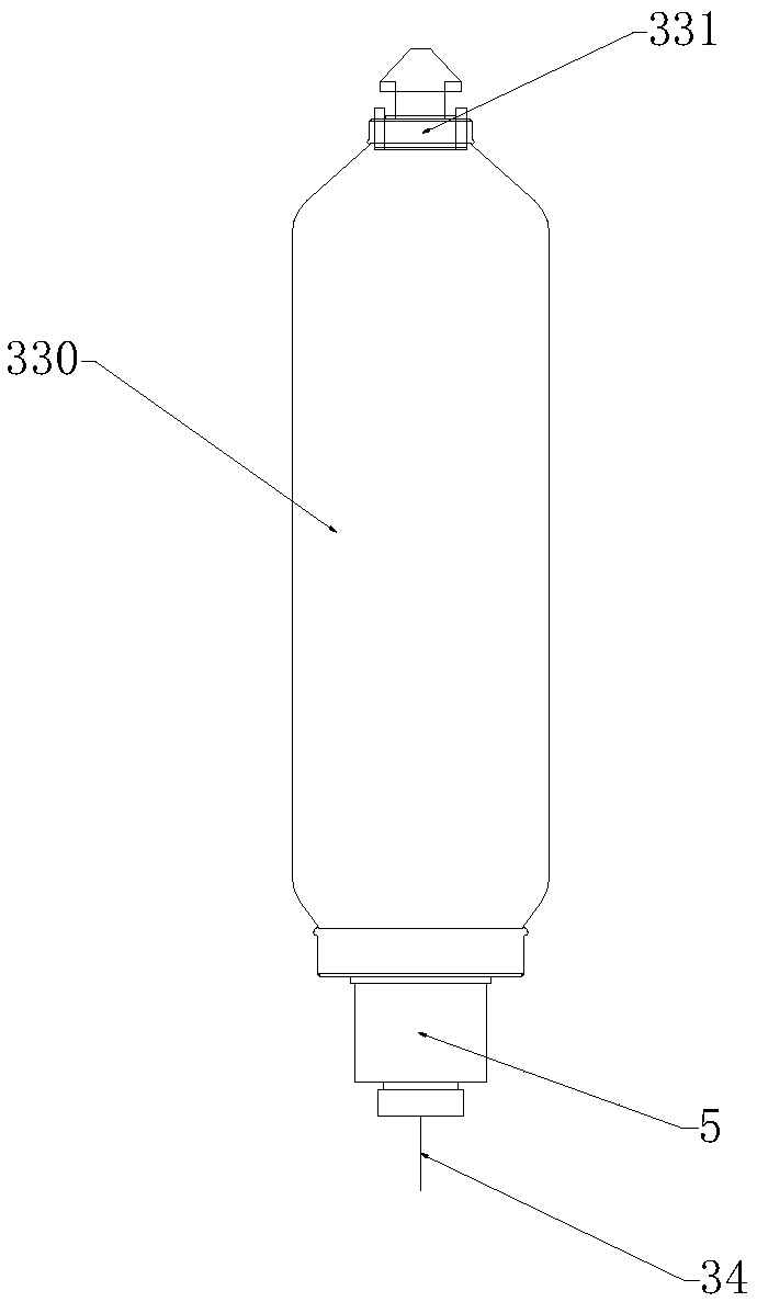 Multi-nozzle adjusting device of plant protection unmanned aerial vehicle