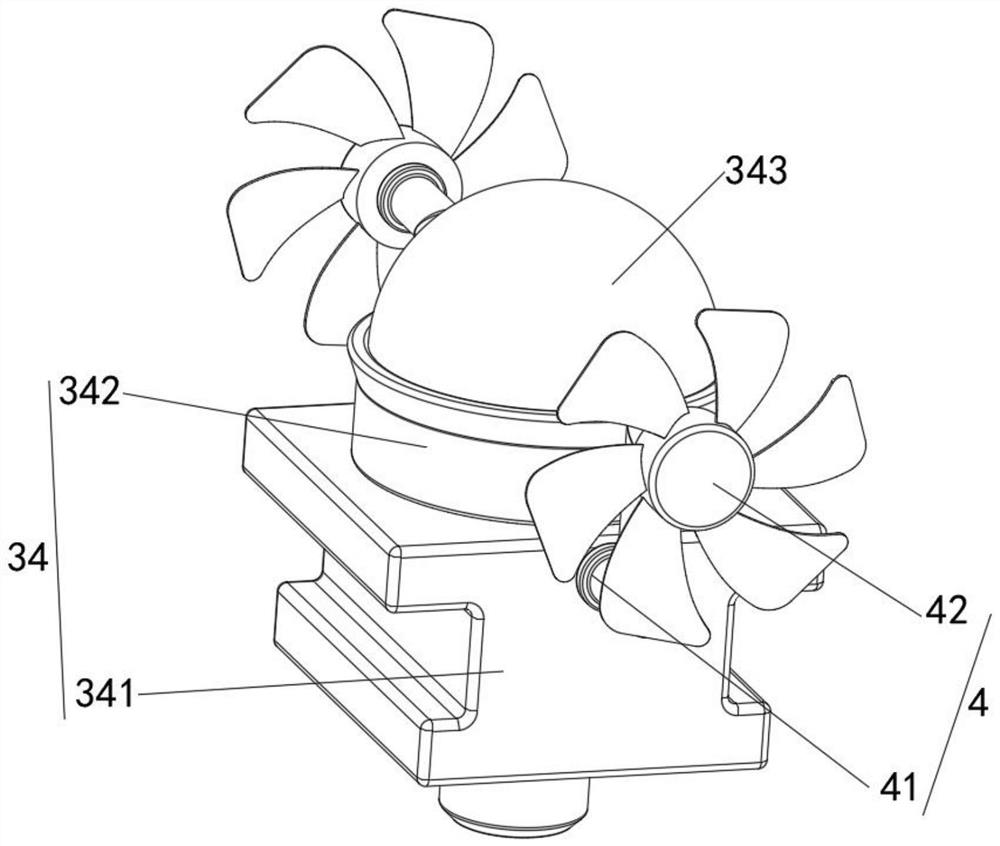 Forked automatic detection and acceptance device capable of directionally collecting abnormal parts