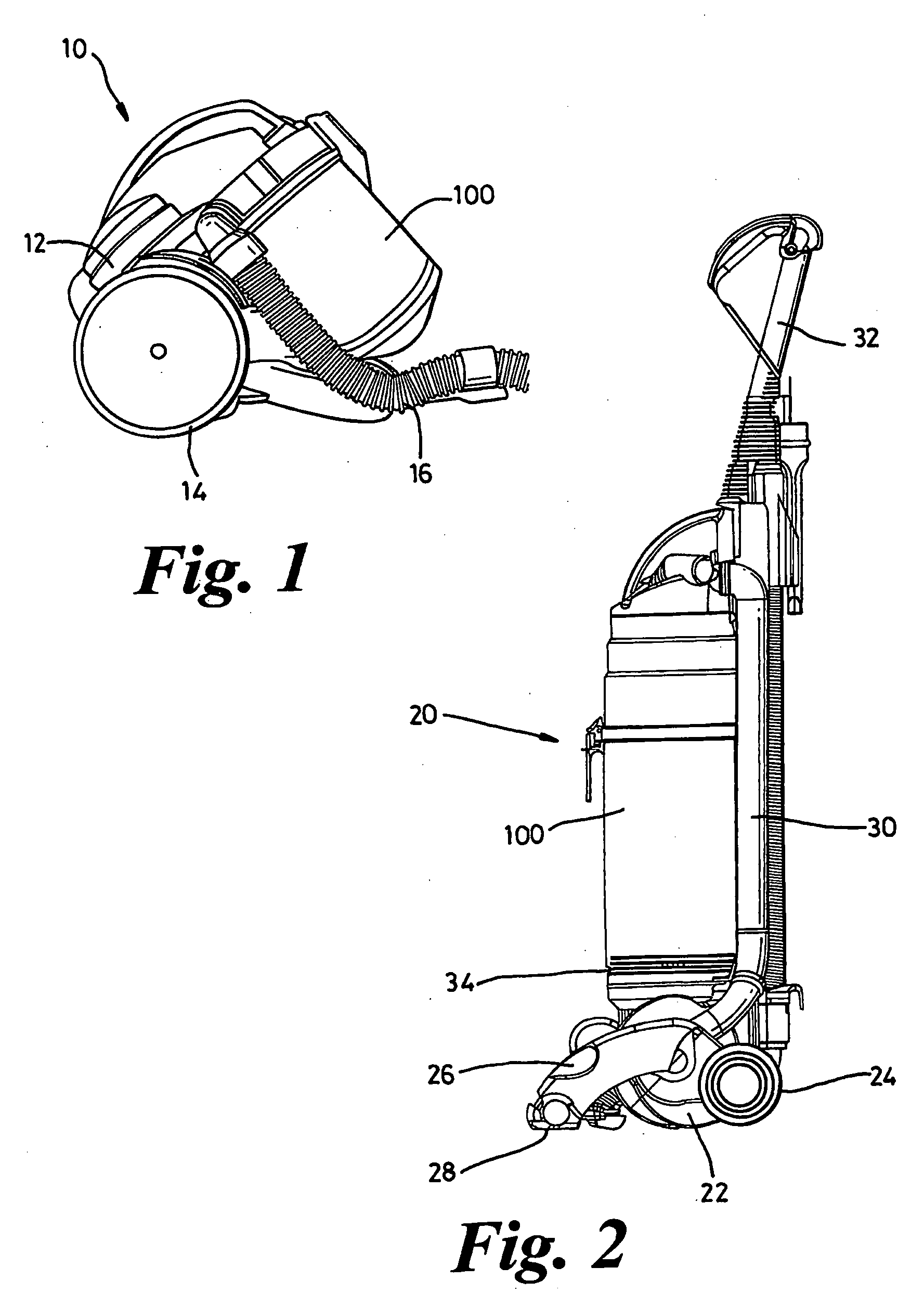 Multistage Cyclonic Separating Apparatus