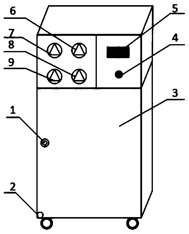 Water quality automatic sampler with fingerprint recognition device