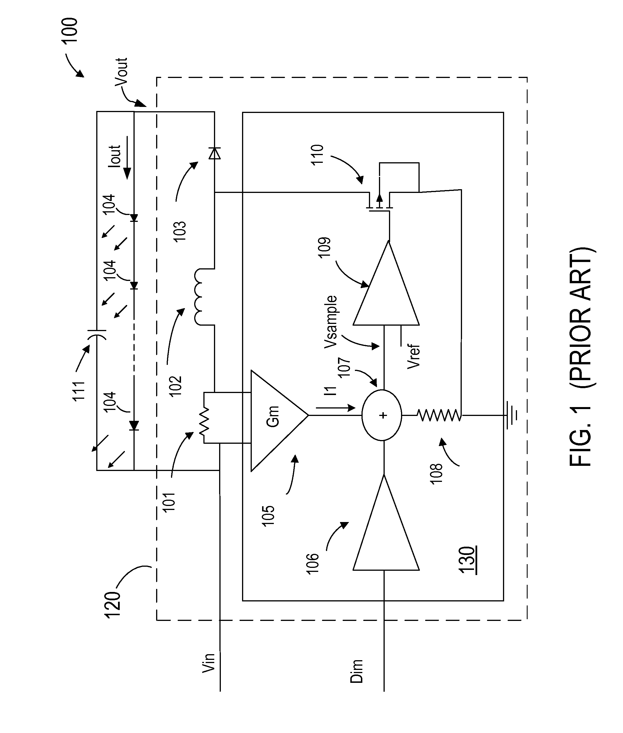 Methods and systems for LED driver having constant output current