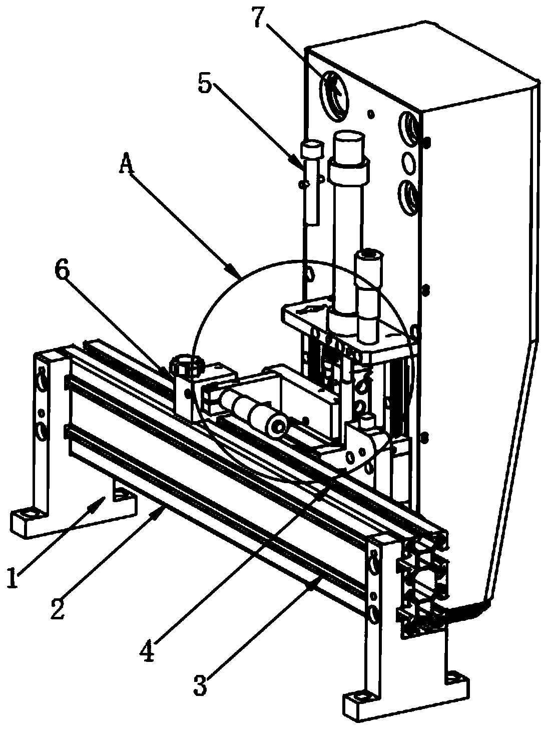 Anti-induced draft jet printing system jet head installation device and installation method