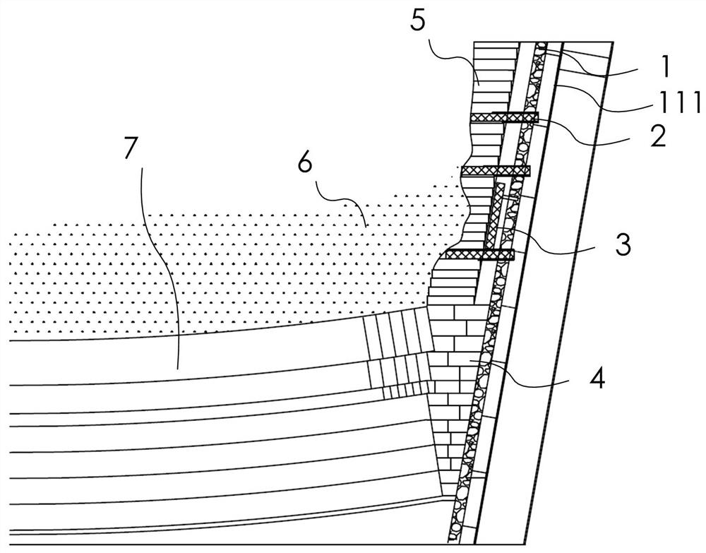 Local overhauling method for skew bricks at bottom of flash furnace