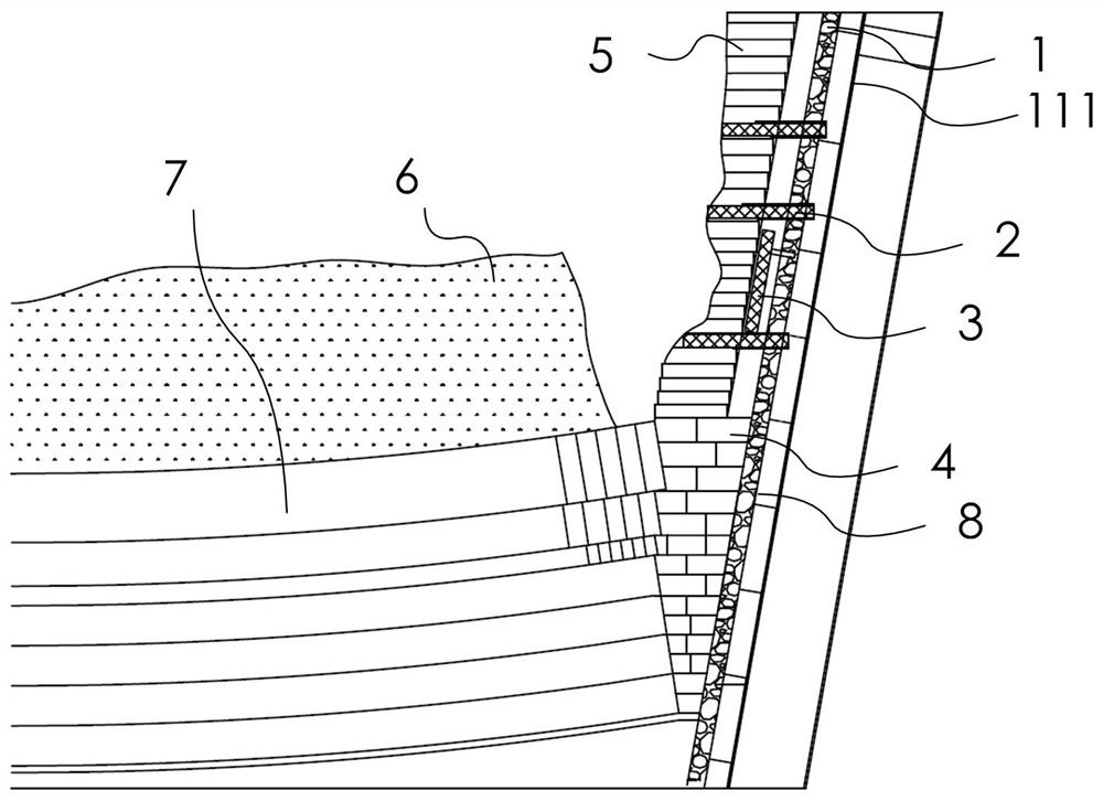 Local overhauling method for skew bricks at bottom of flash furnace