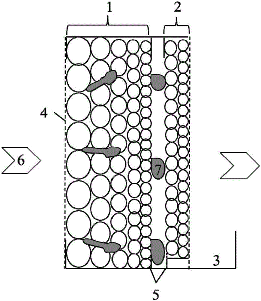 A water collector with gradient hydrophilic and hydrophobic properties and its application