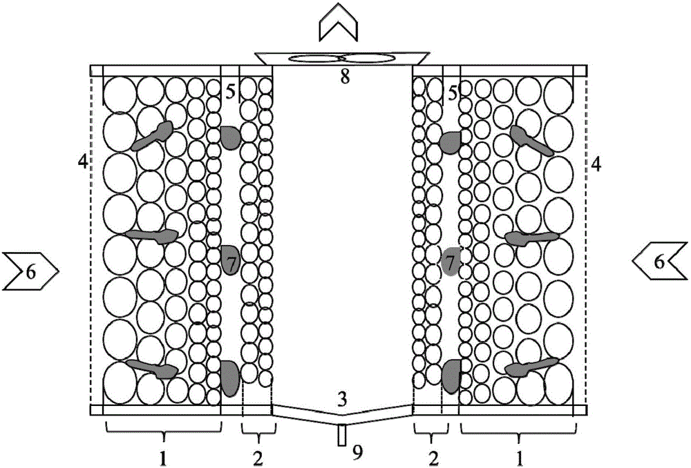 A water collector with gradient hydrophilic and hydrophobic properties and its application