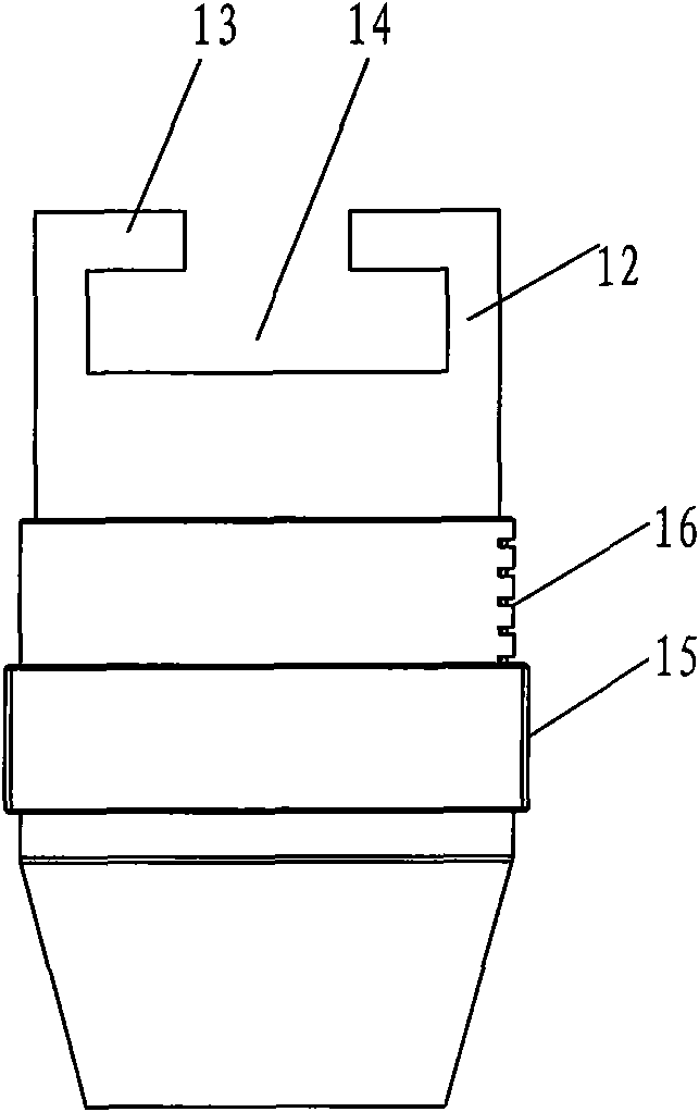 Measuring fixture and measuring method of frozen soil dielectric constant