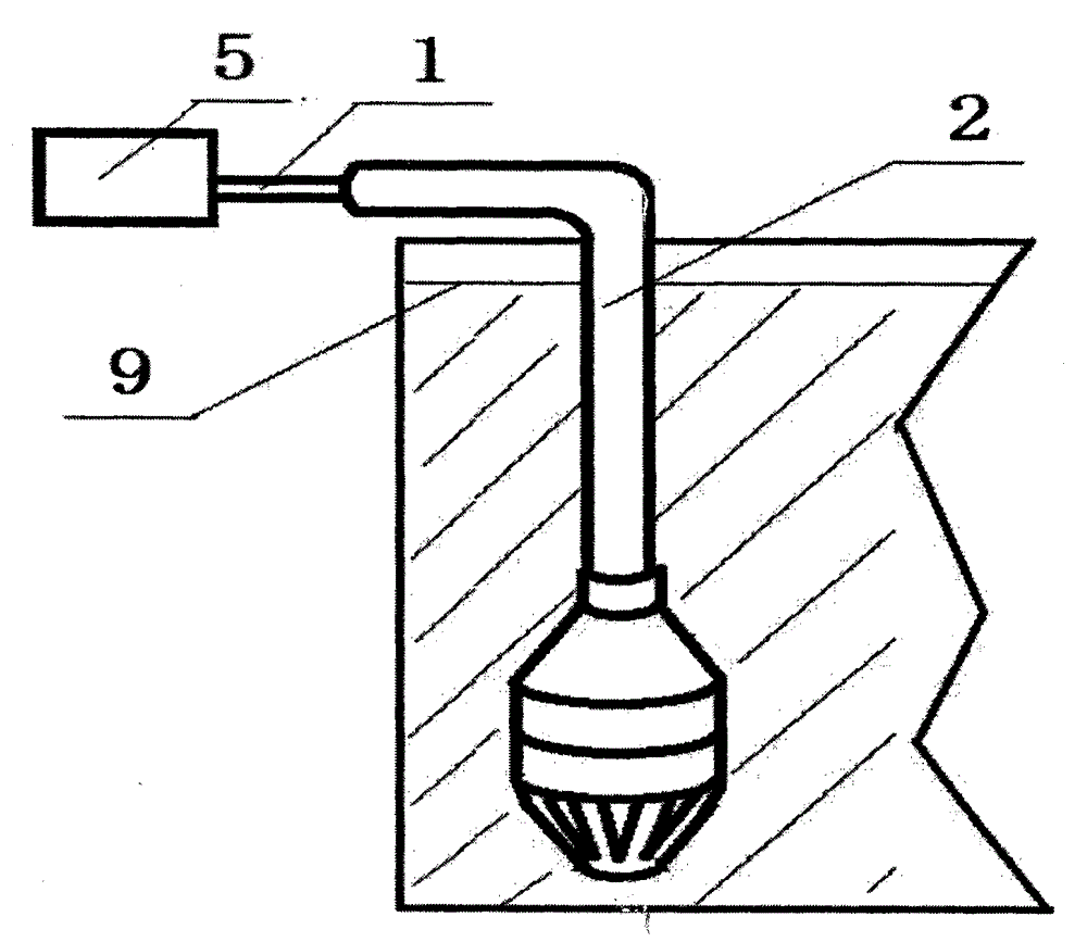 Air pump water extracting machine