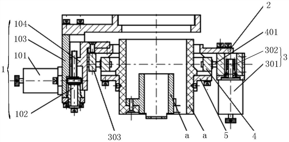 Compact three-dimensional motion mechanism