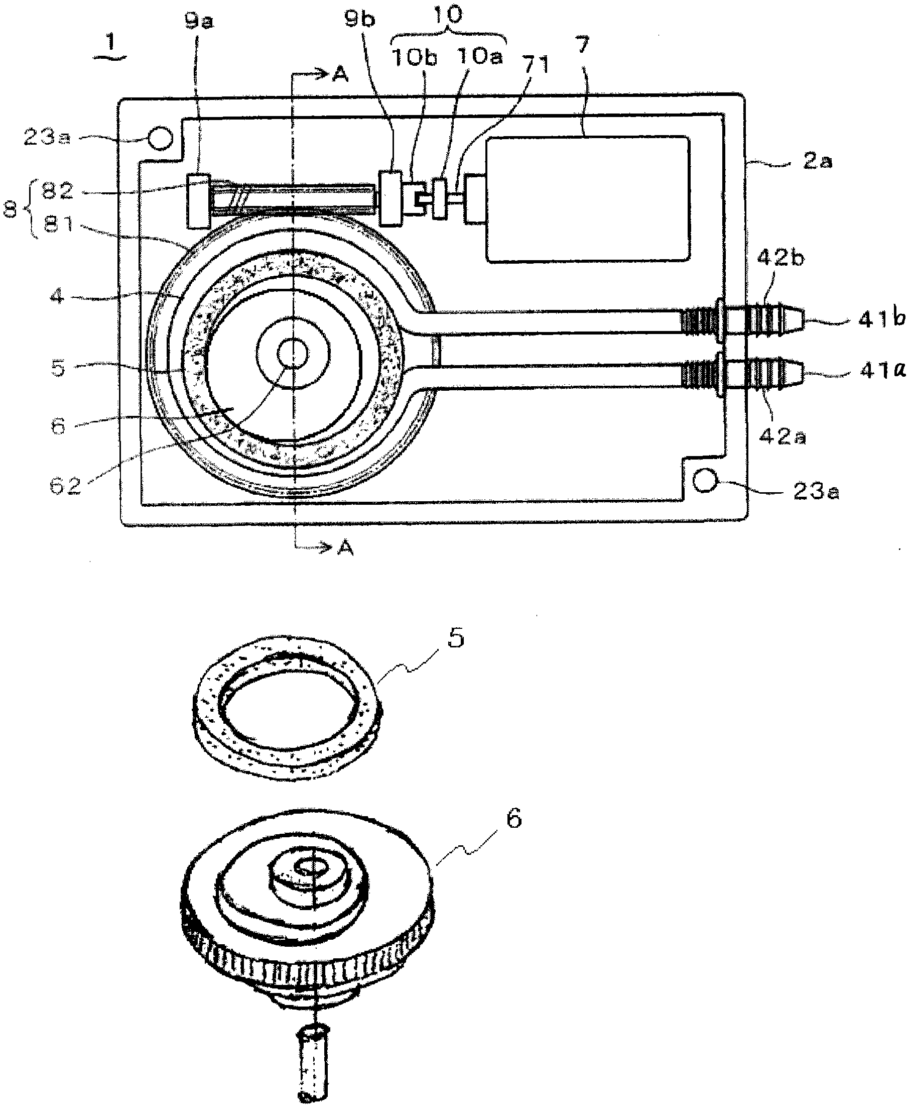 Resin molded sliding bearing and manufacturing method thereof, and tubing pump and manufacturing method thereof