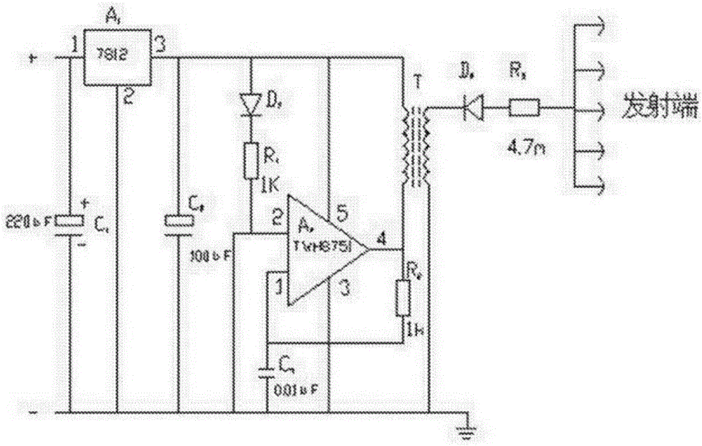 Automobile exhaust purification treatment method and device adopted in automobile exhaust purification treatment method