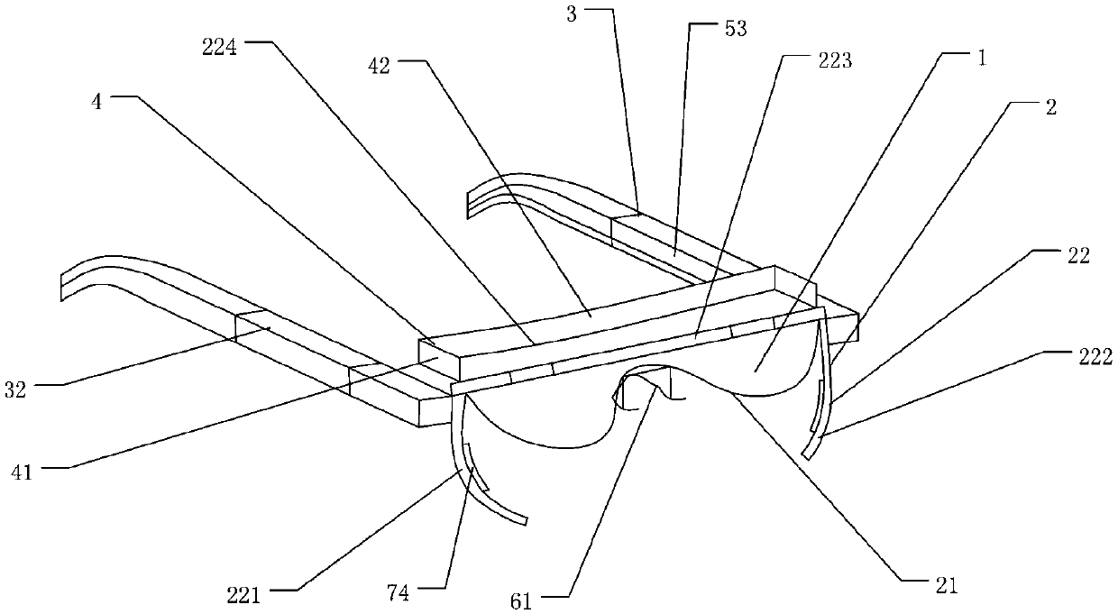 Ultra-light AR glasses suitable for superimposed wearing