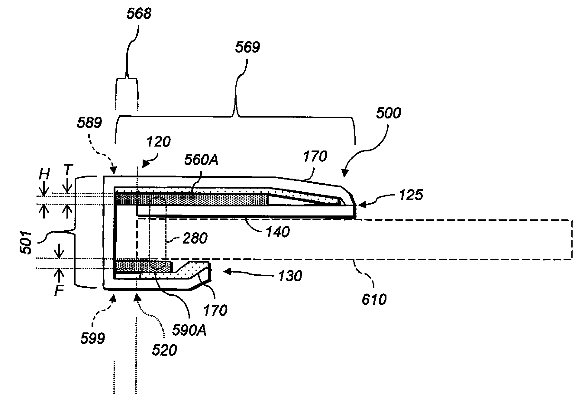 Bound document having binding strip with spacer