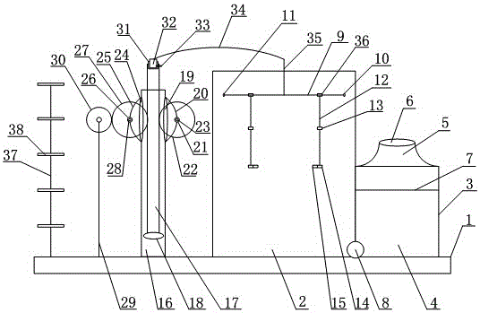 A hair dryer spring anti-rust treatment device