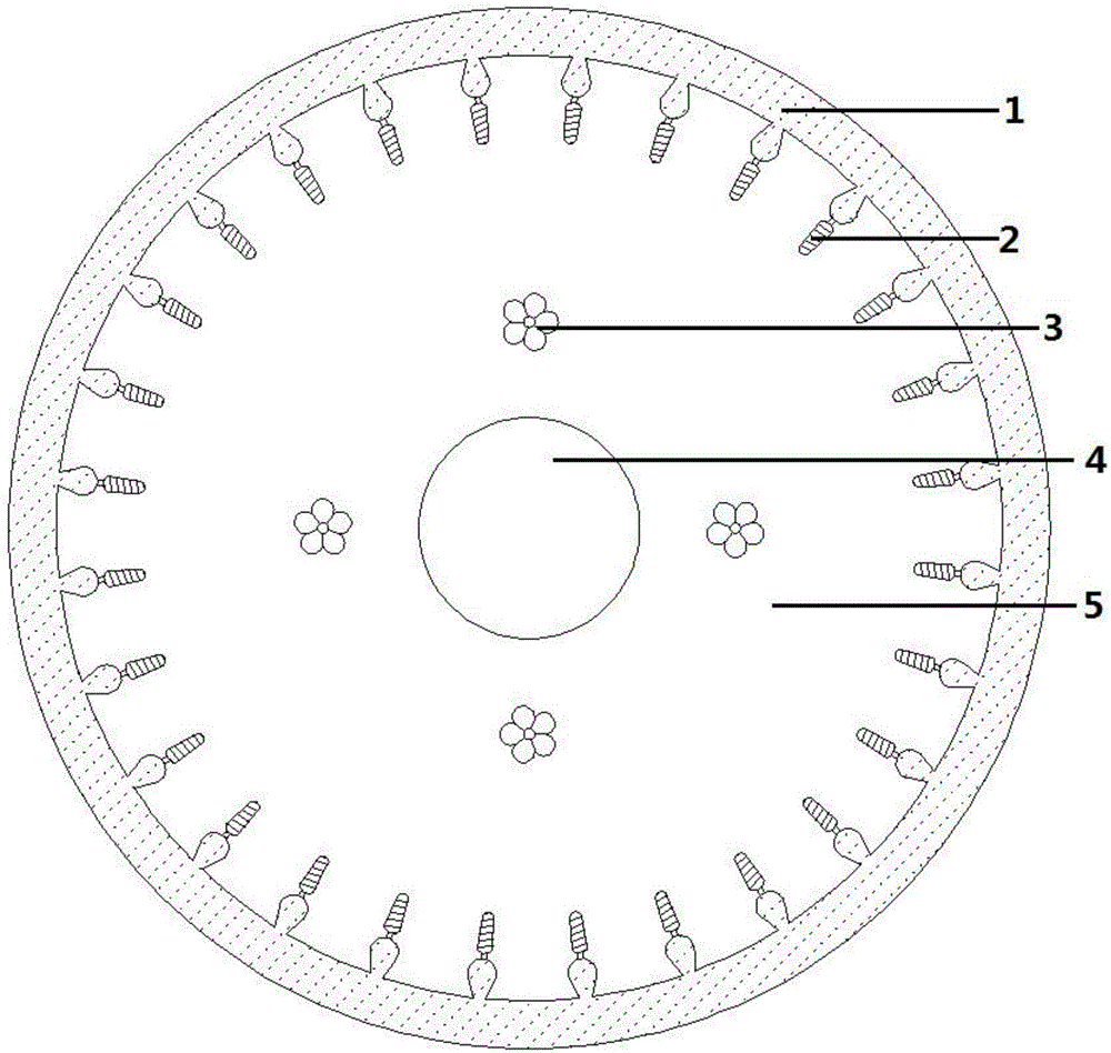 Motor structure with integration of sheath and rotor lamination core