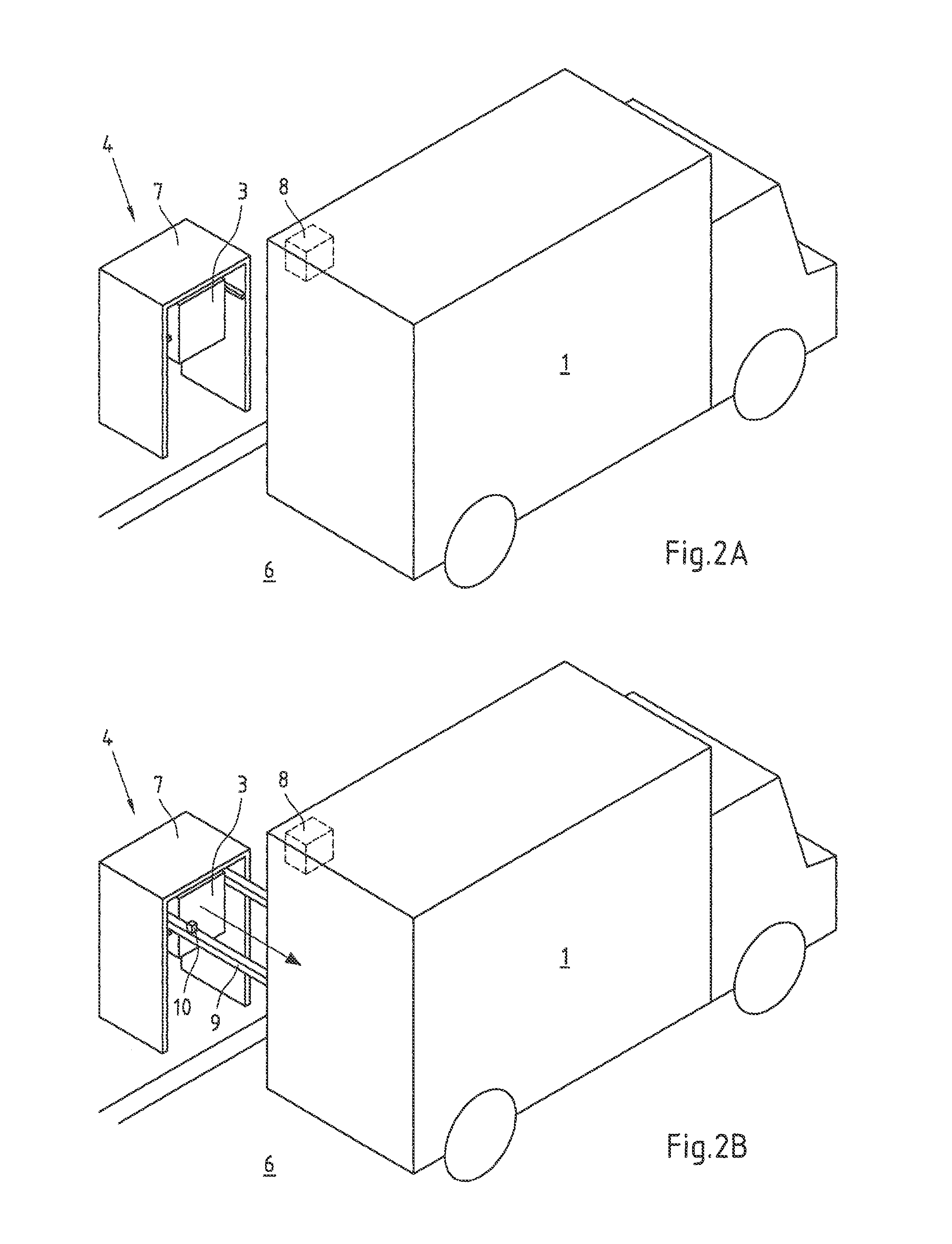 Method for delivery and/or collection of at least one mailing