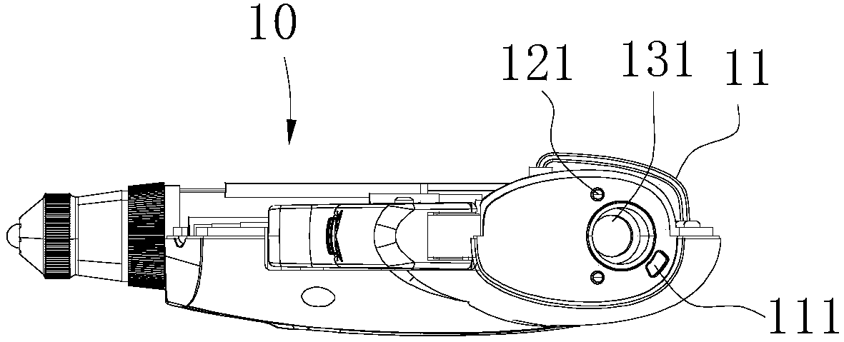 Ionizing air gun connector structure