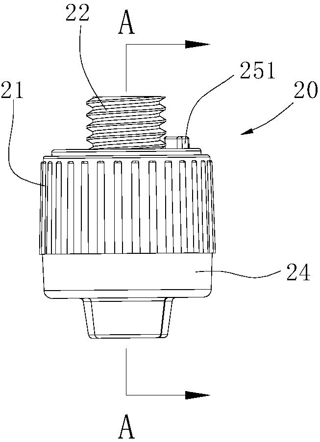 Ionizing air gun connector structure