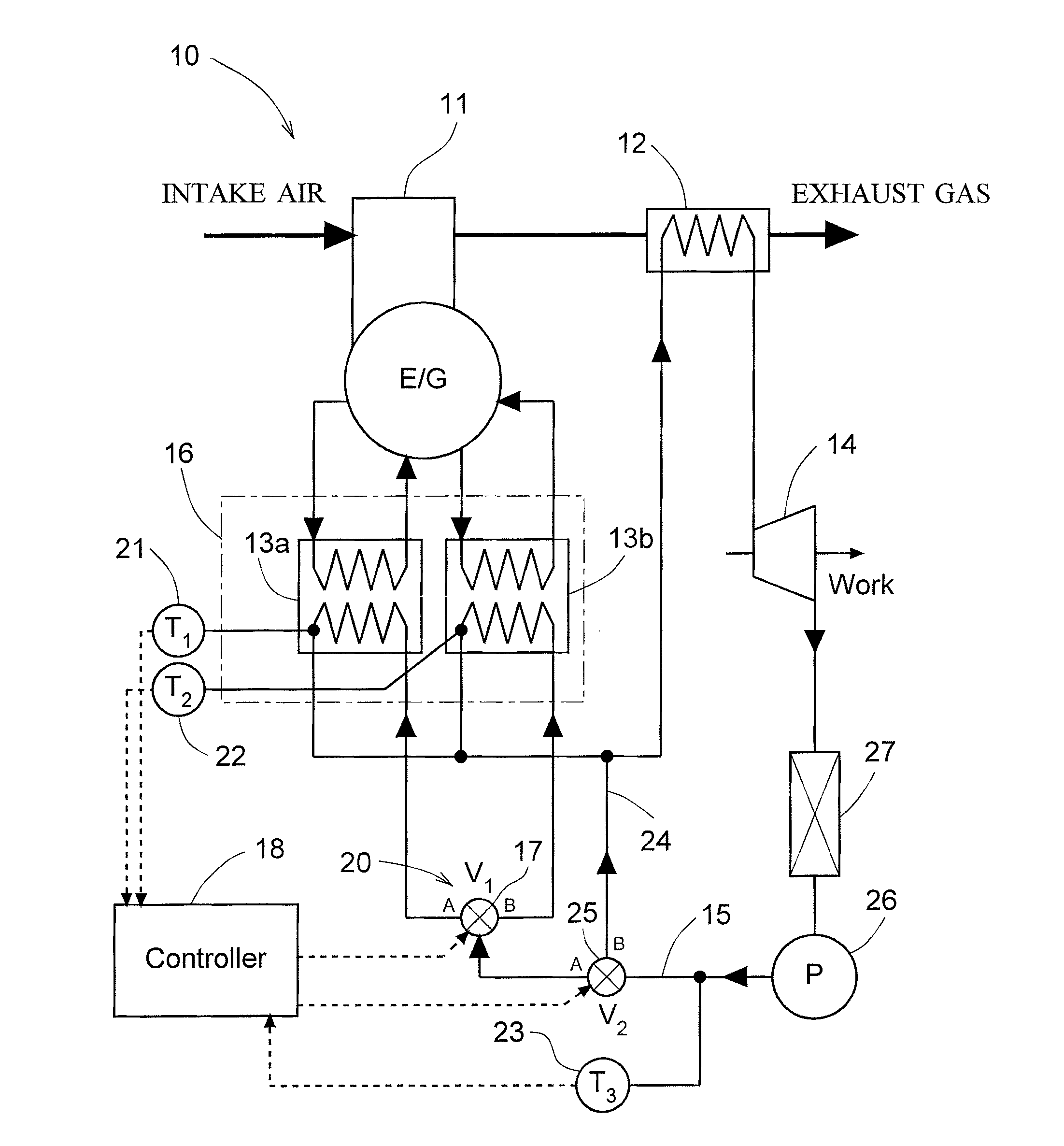 Waste heat recovering device