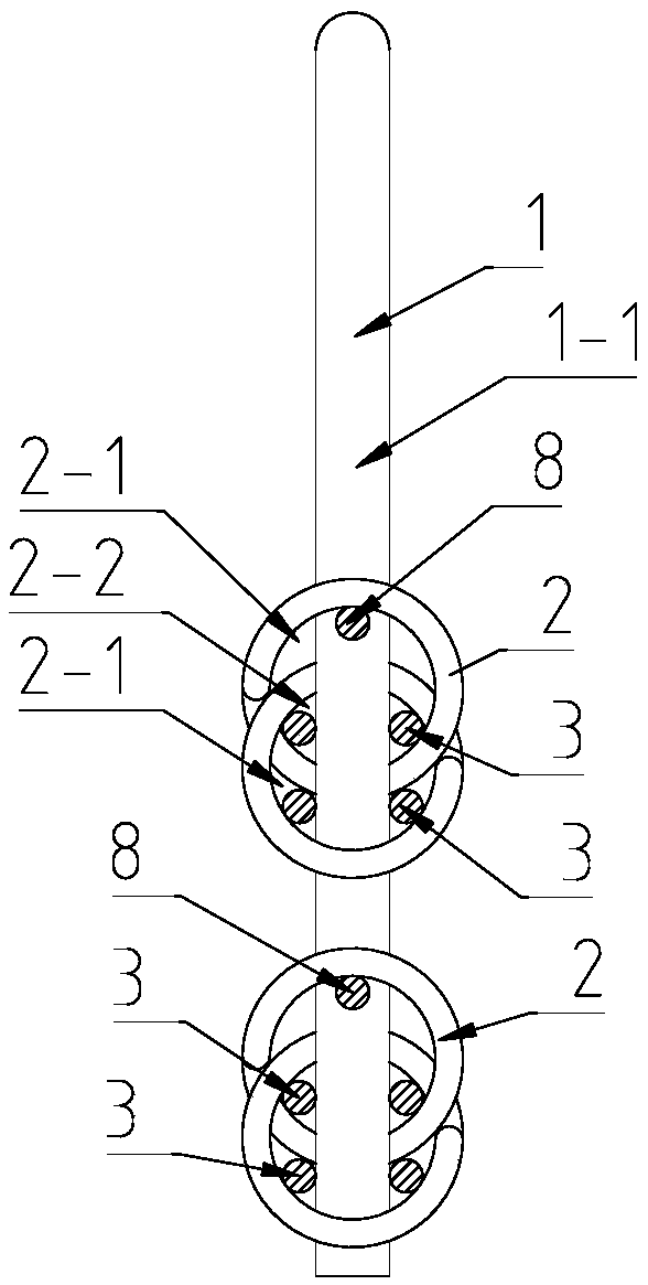 Spring telescopic reed