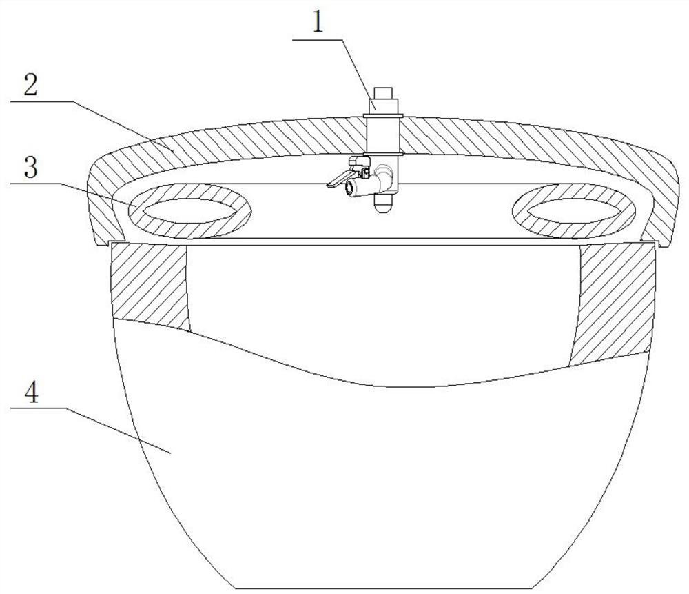 An automatic disinfection and cleaning toilet