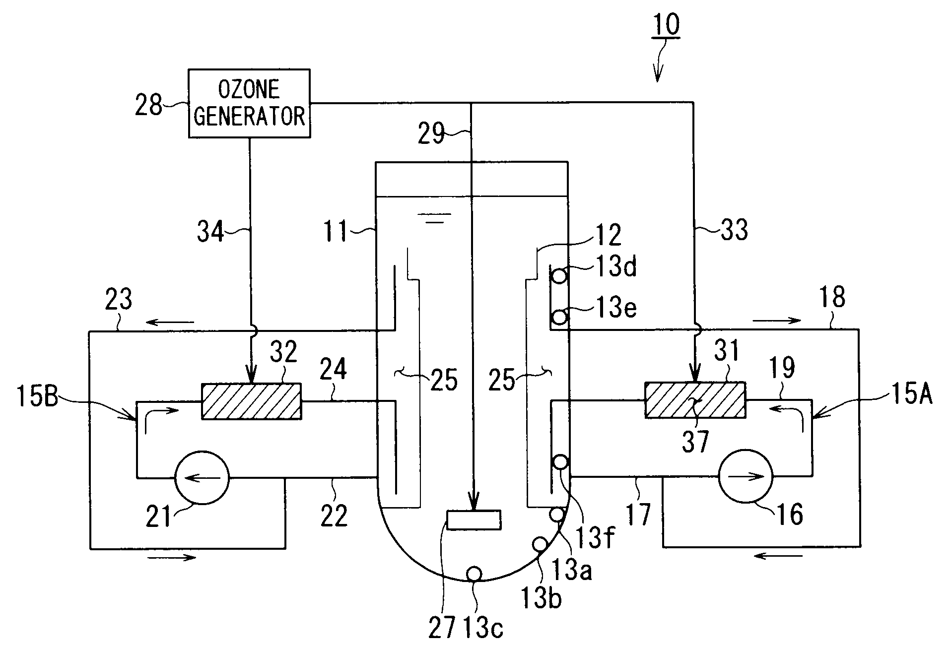 Chemical decontamination apparatus and decontamination method therein