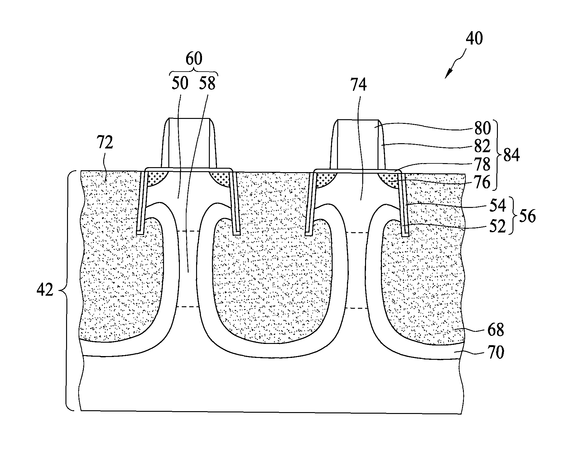 Integrated circuit structure having bottle-shaped isolation