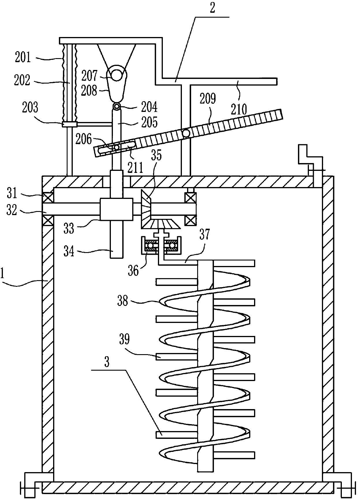 Preparation machine for aquatic product preservative