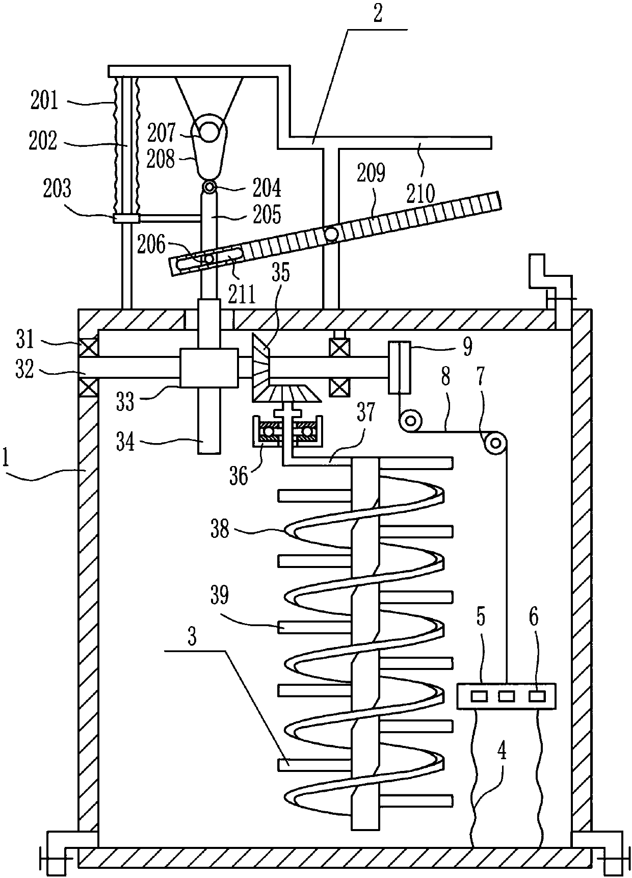 Preparation machine for aquatic product preservative