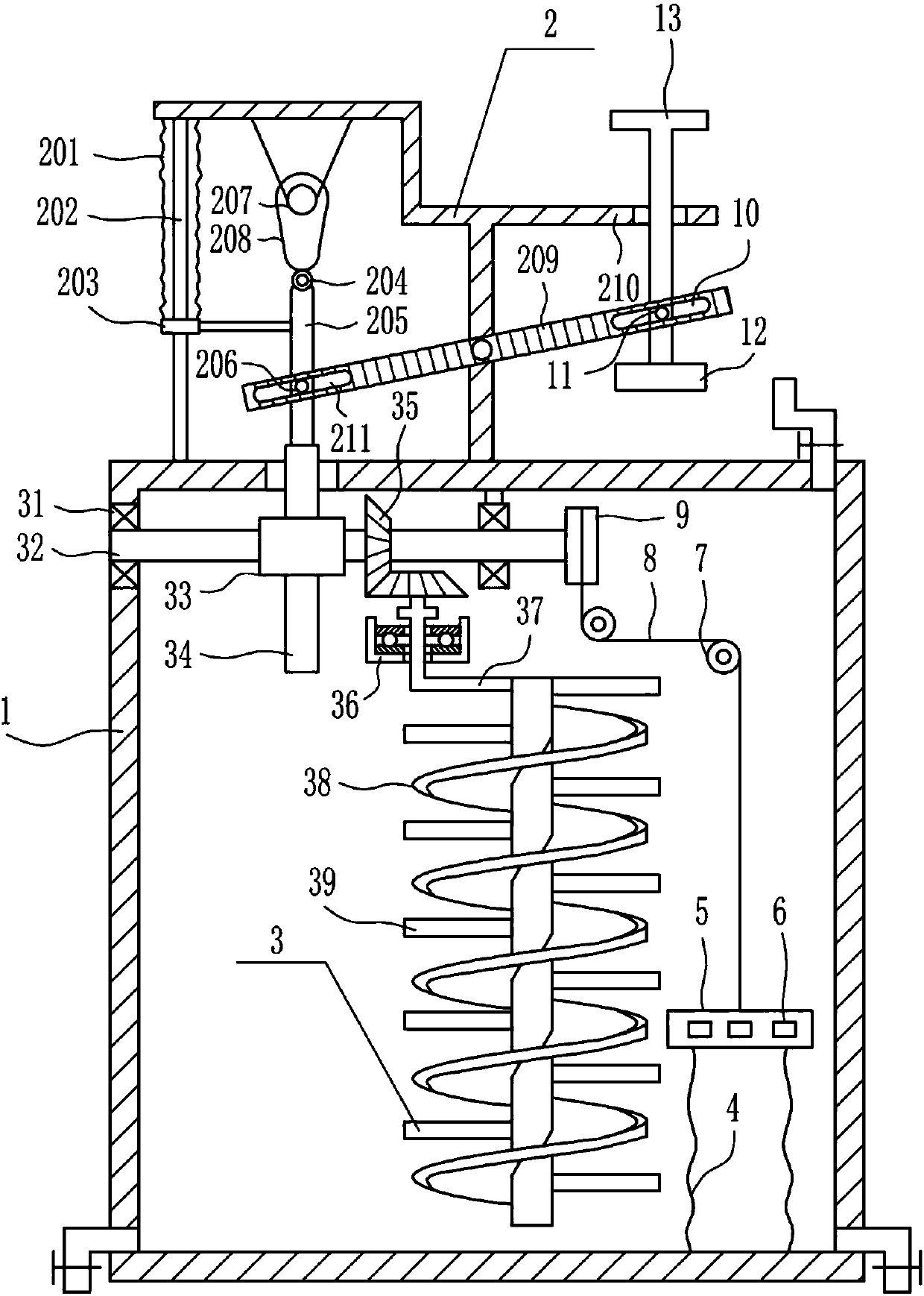 Preparation machine for aquatic product preservative