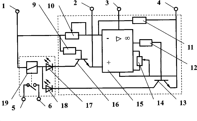 Emergency control apparatus of motor-vehicle light circuit