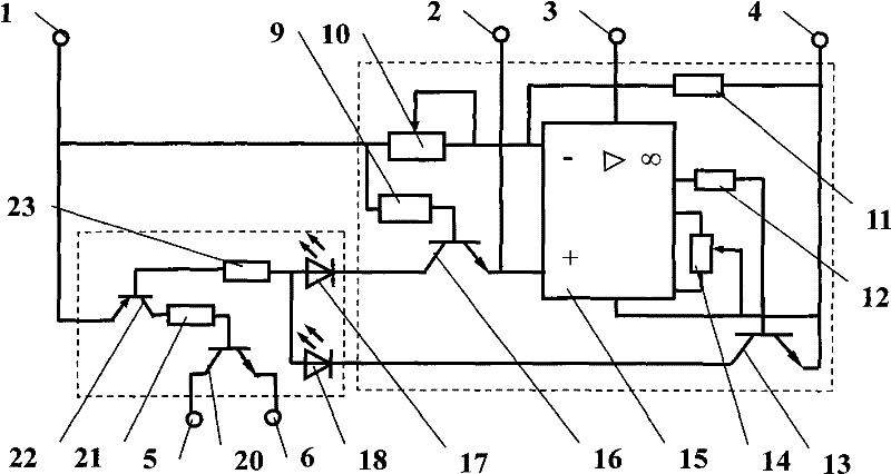 Emergency control apparatus of motor-vehicle light circuit