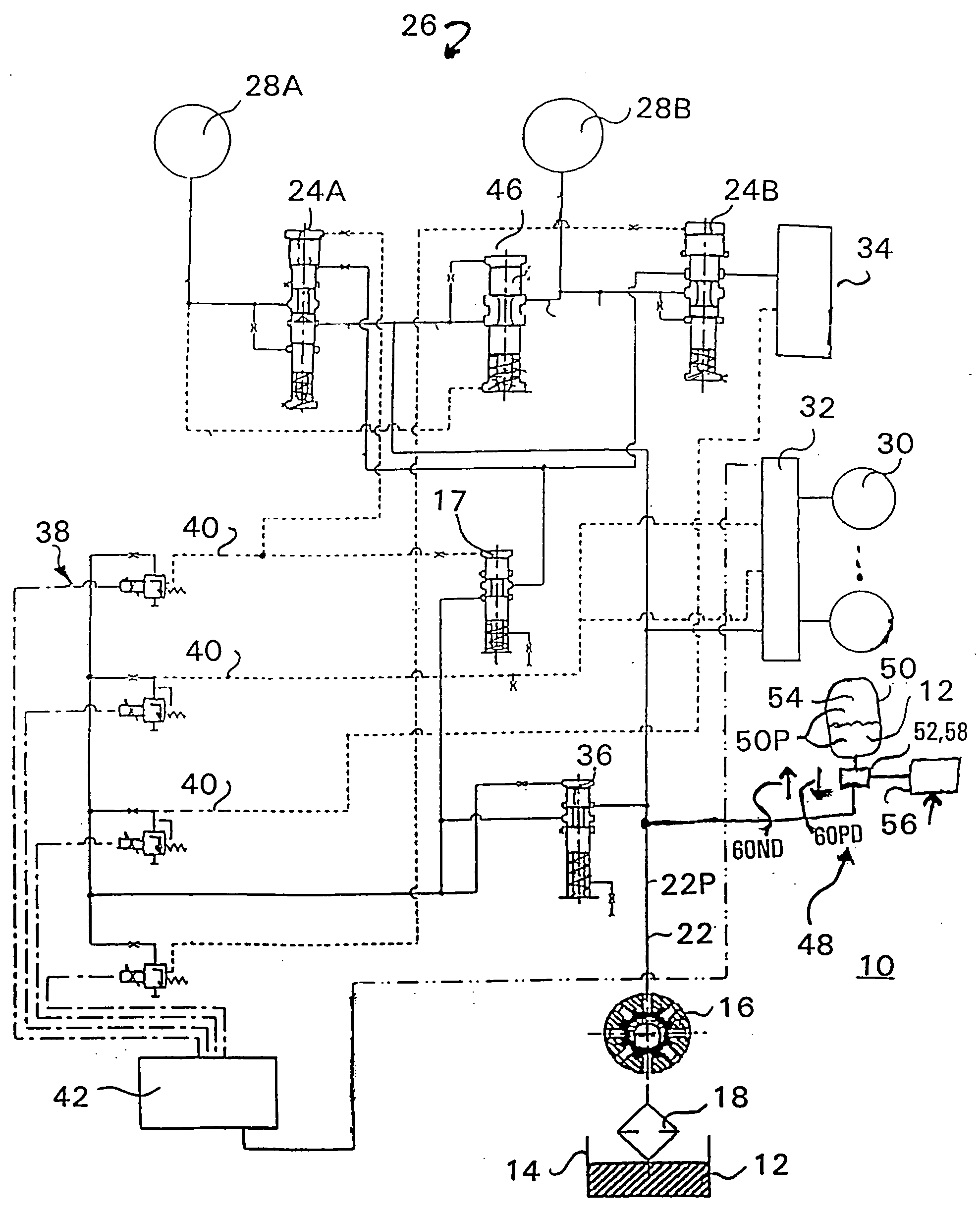 Method and apparatus for maintaining hydraulic pressure when a vehicle is stopped