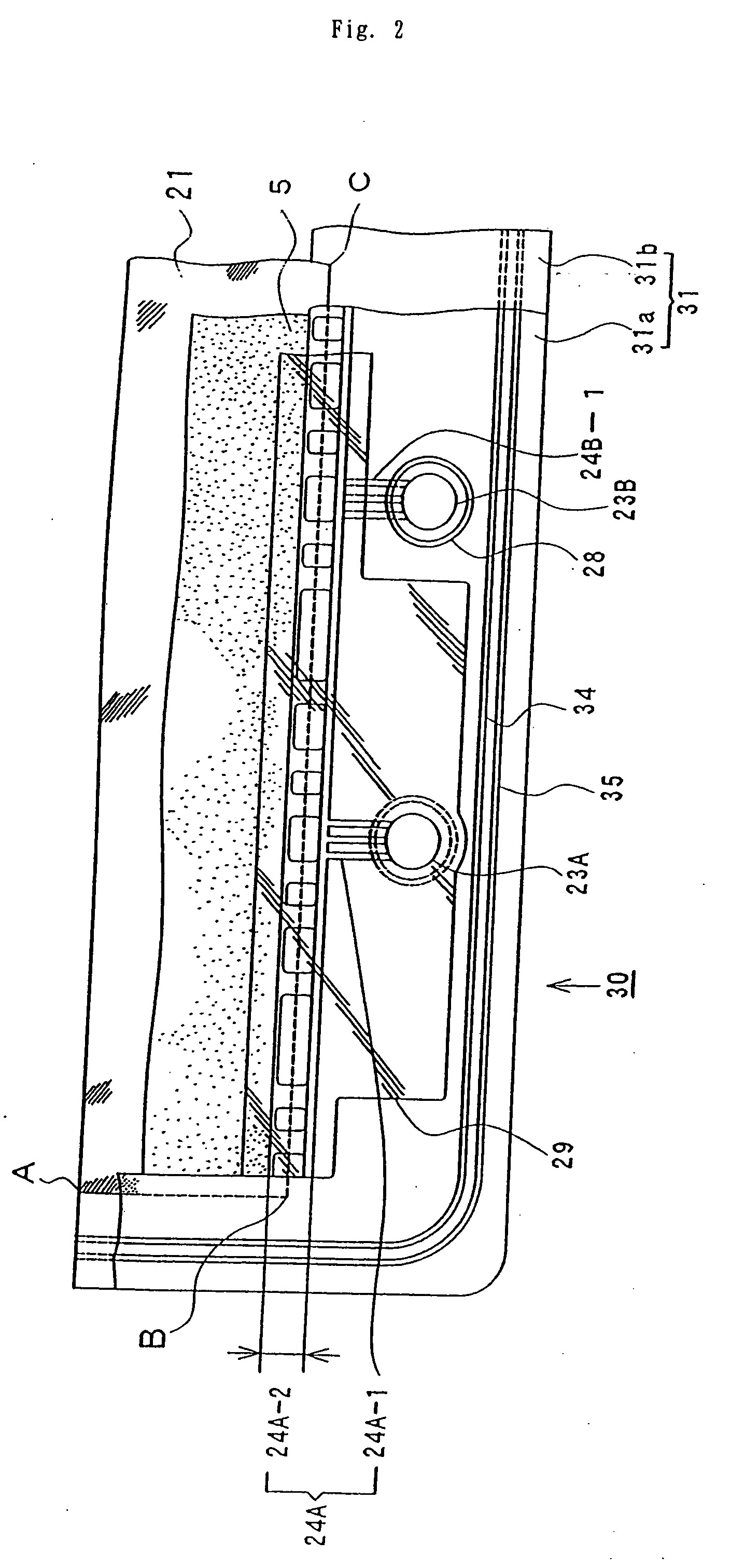 Cell frame for redox flow battery, and redox flow battery