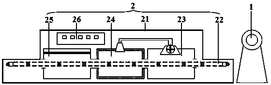 Spray coating production line for photocatalytic calligraphy and painting