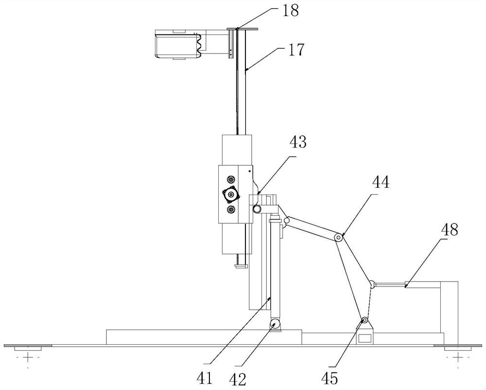 Tunnel separation type lining trolley