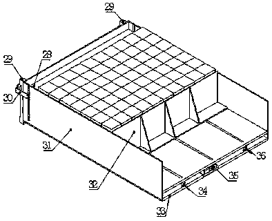 Automatic loading and unloading device of silk cloth binding machine for foams of bases of wine bottles