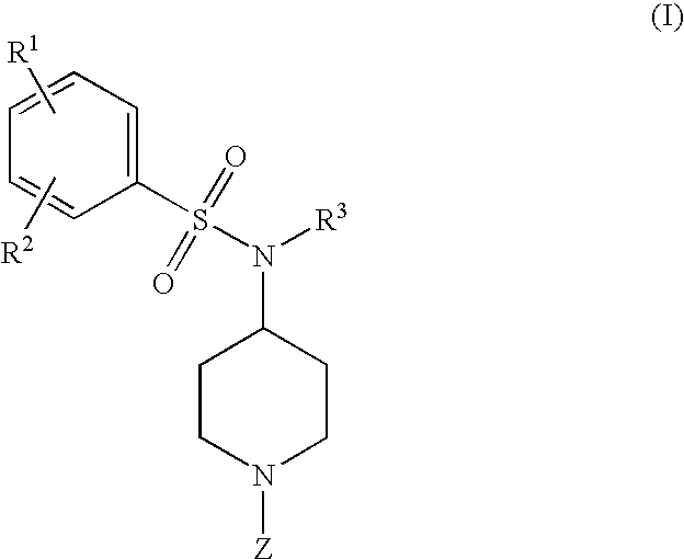 4-phenylsulfonamidopiperidines as calcium channel blockers