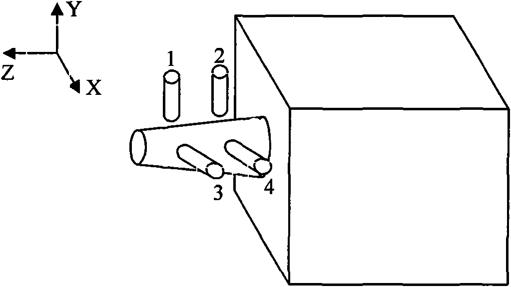Method for measuring thermal error of grinding wheel spindle of grinder
