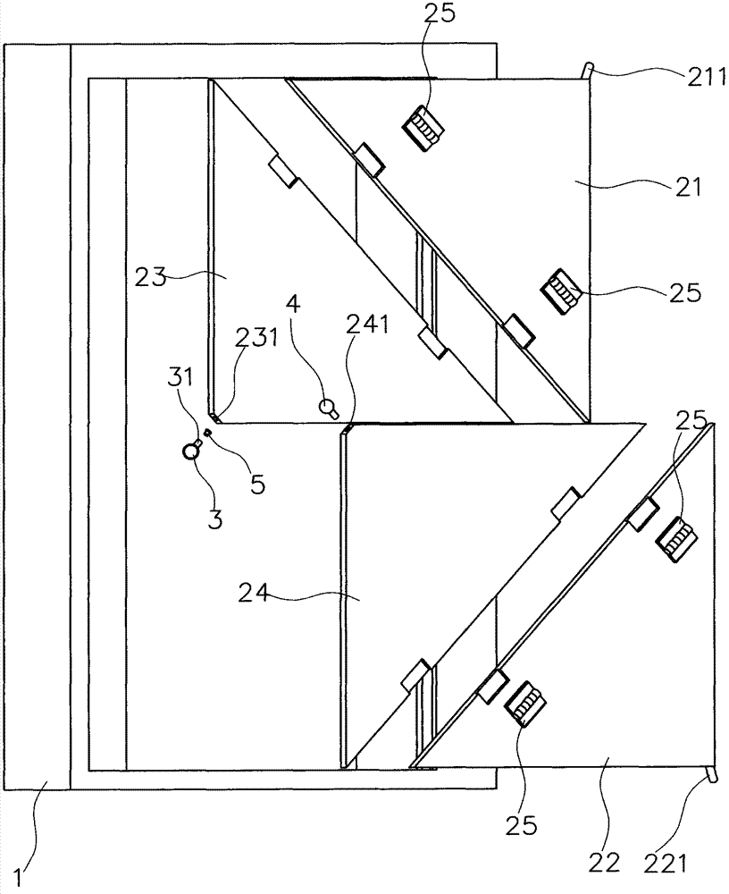 Three-dimensional space folding door