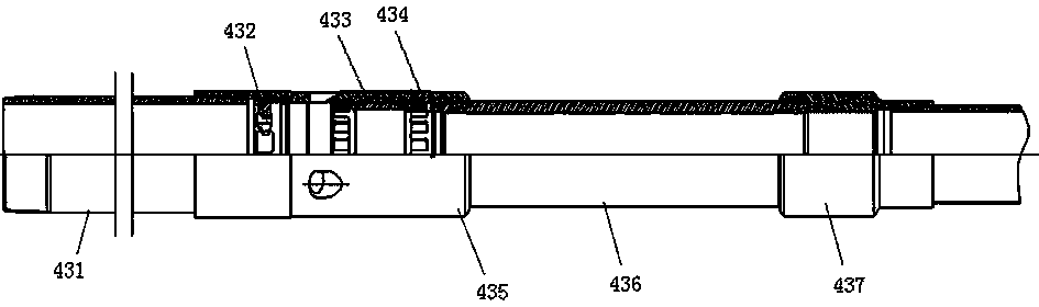 Horizontal well external staged fracturing sand control string and method