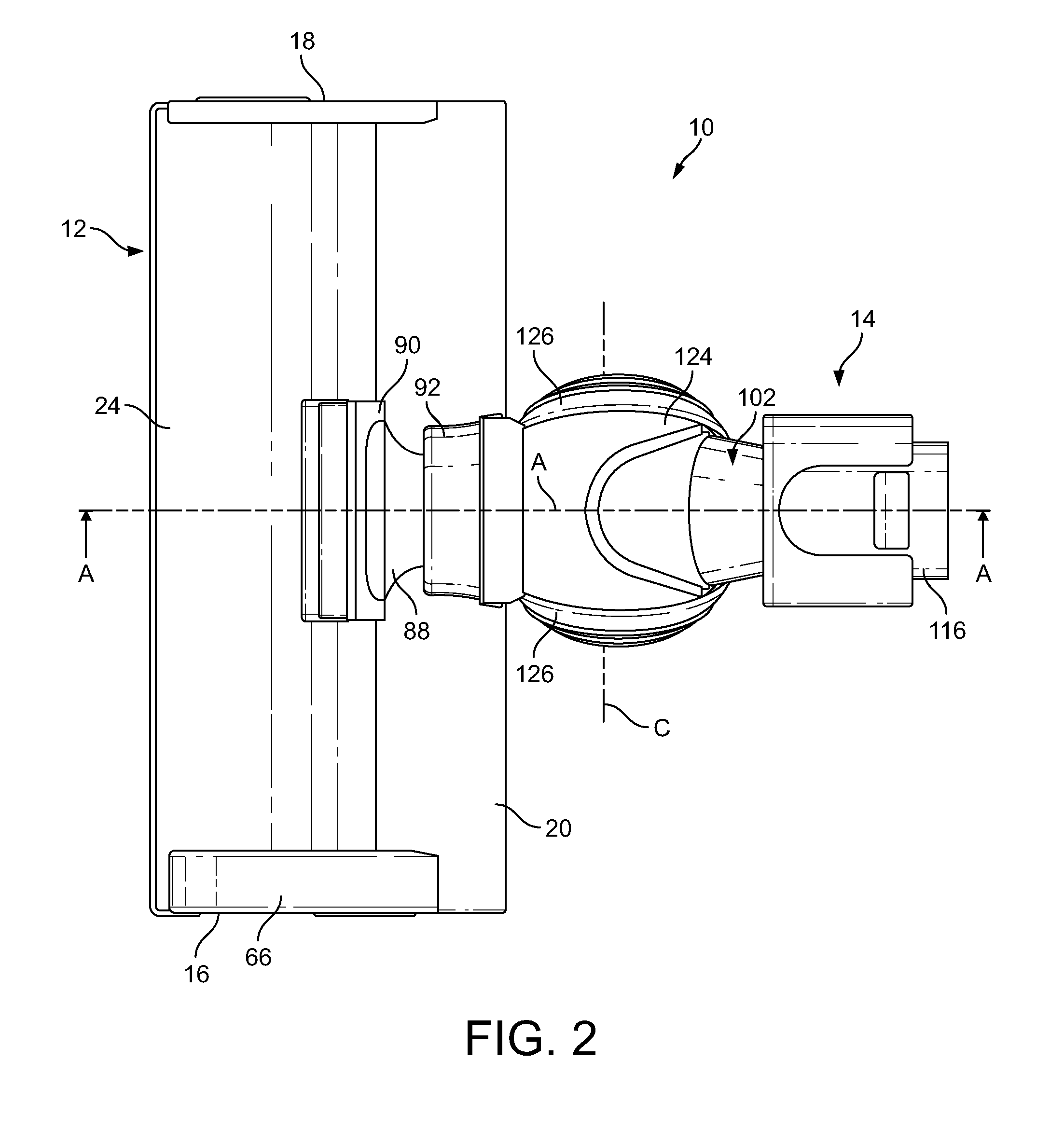 Cleaner head for a surface treating appliance